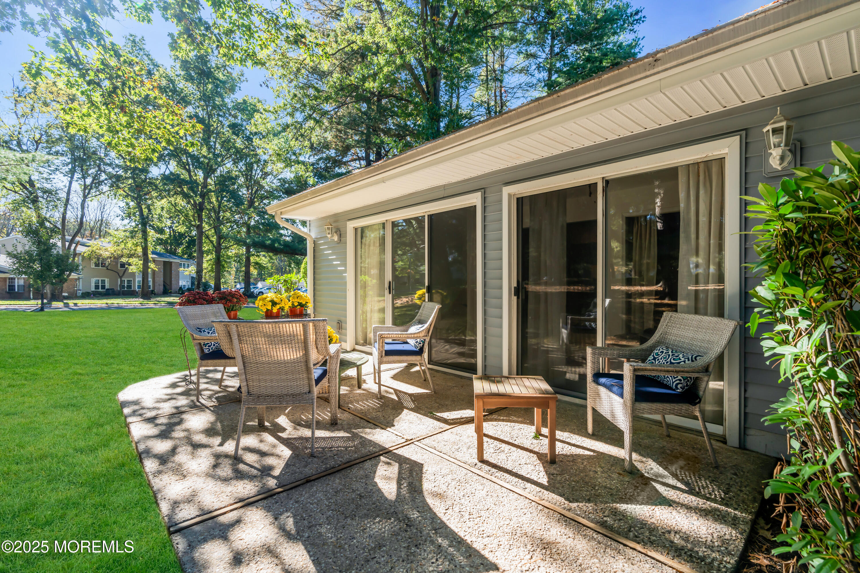 59 Boxwood Terrace Red Bank, NJ 07701 - Photo 39 of 46 a view of a house with backyard sitting area and garden