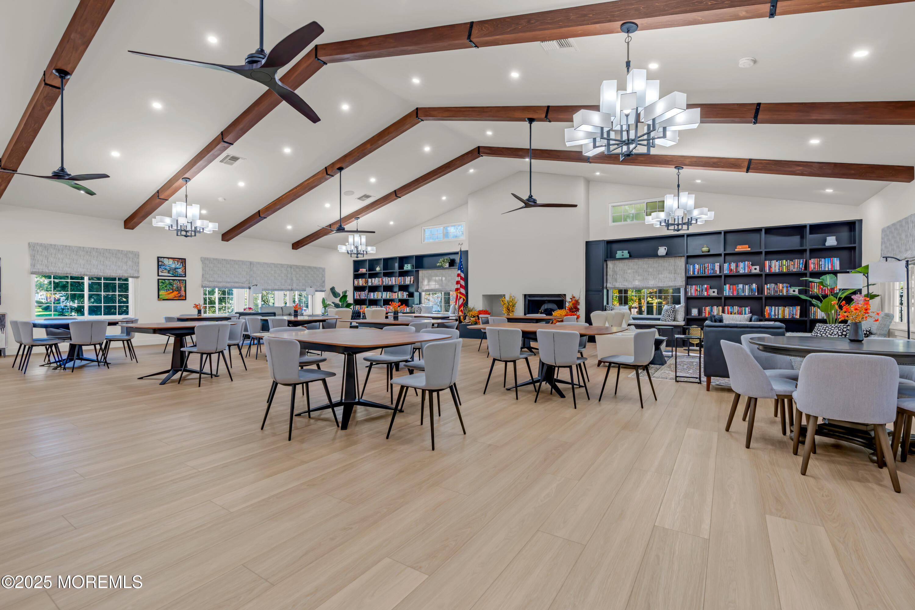 59 Boxwood Terrace Red Bank, NJ 07701 - Photo 43 of 46 a view of a room with lots of furniture and a chandelier