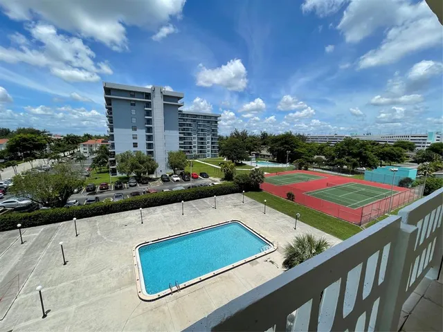 a view of a television and outdoor space