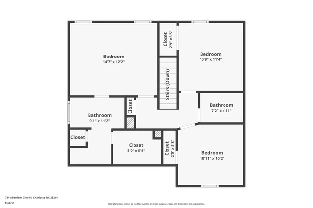 $1,750 | 734 Aberdeen Glen Place, Charlotte, NC 28214