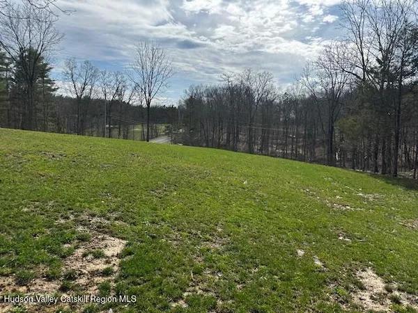 a view of outdoor space with a garden