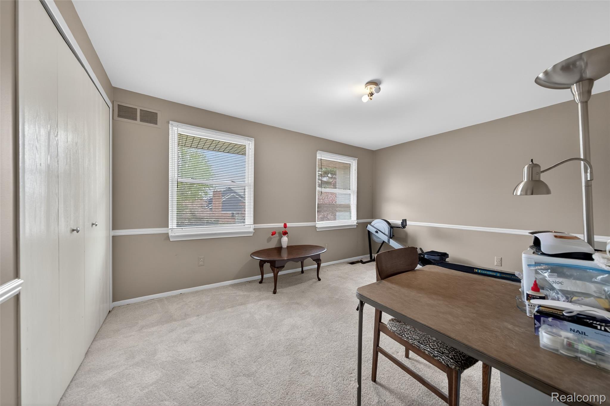 2578 Powderhorn Ridge Road Rochester, MI 48309 - Photo 34 of 46 Office area with light carpet and baseboards
