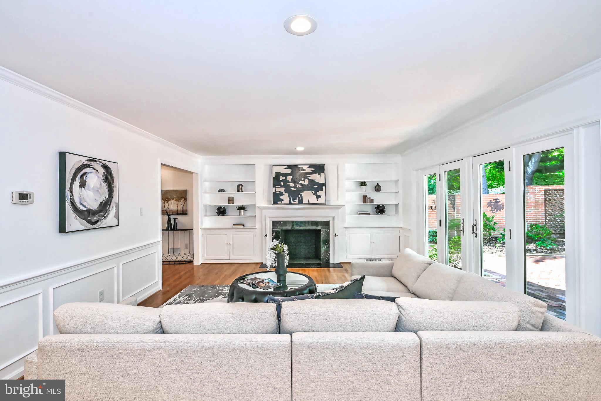 4410 Boxwood Road Bethesda, MD 20816 - Photo 8 of 101 Living Room with Fireplace