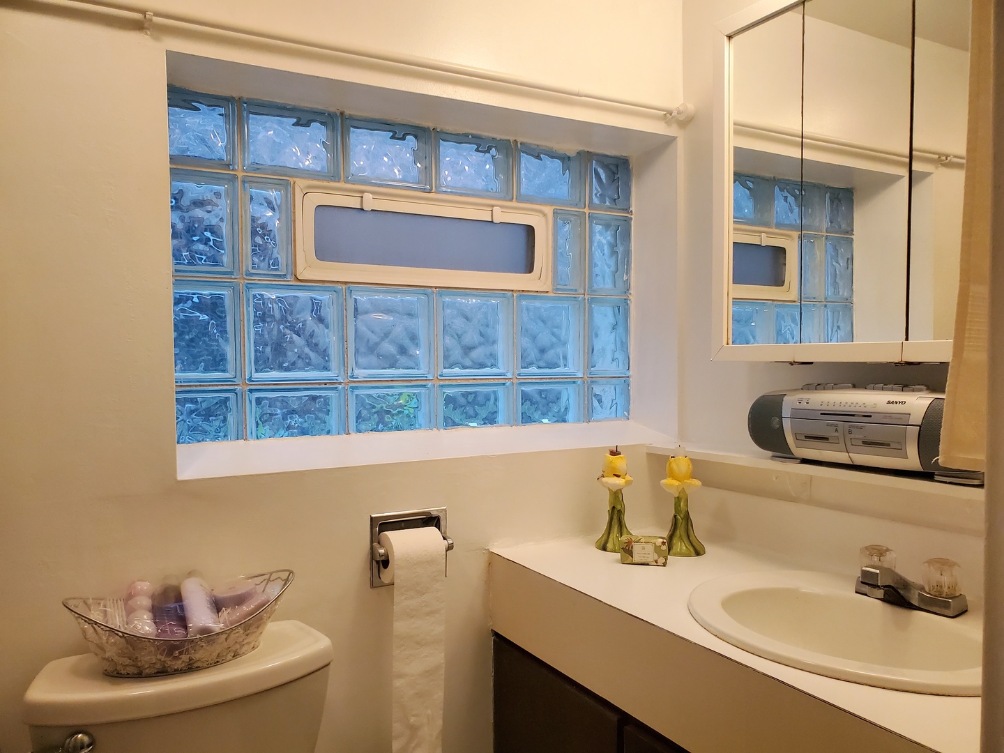 5124 West Nelson Street Chicago, IL 60641 - Photo 16 of 21 a bathroom with a sink and a mirror