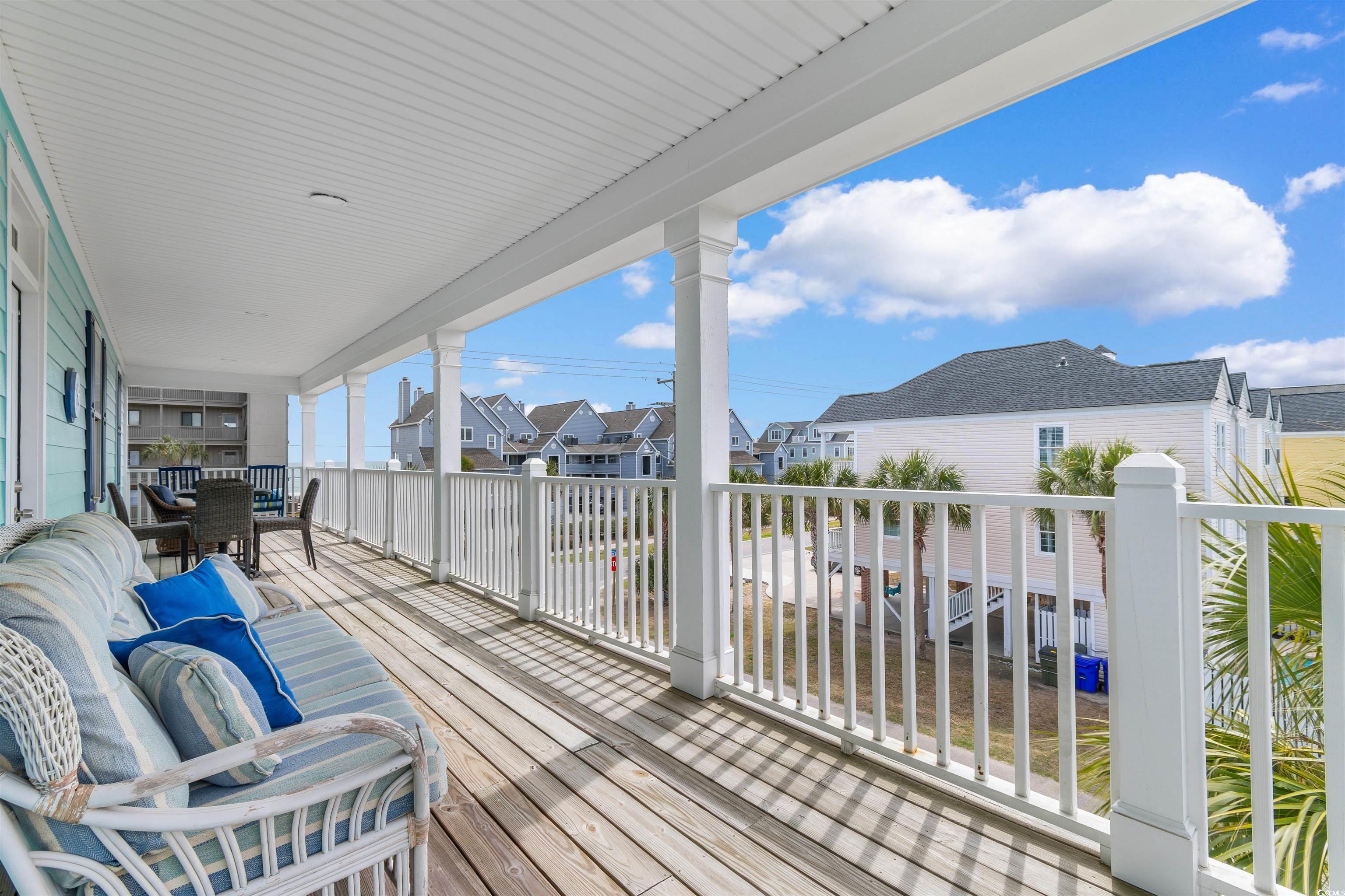 808 North Ocean Boulevard Surfside Beach, SC 29575 - Photo 31 of 39 Large second floor covered porch