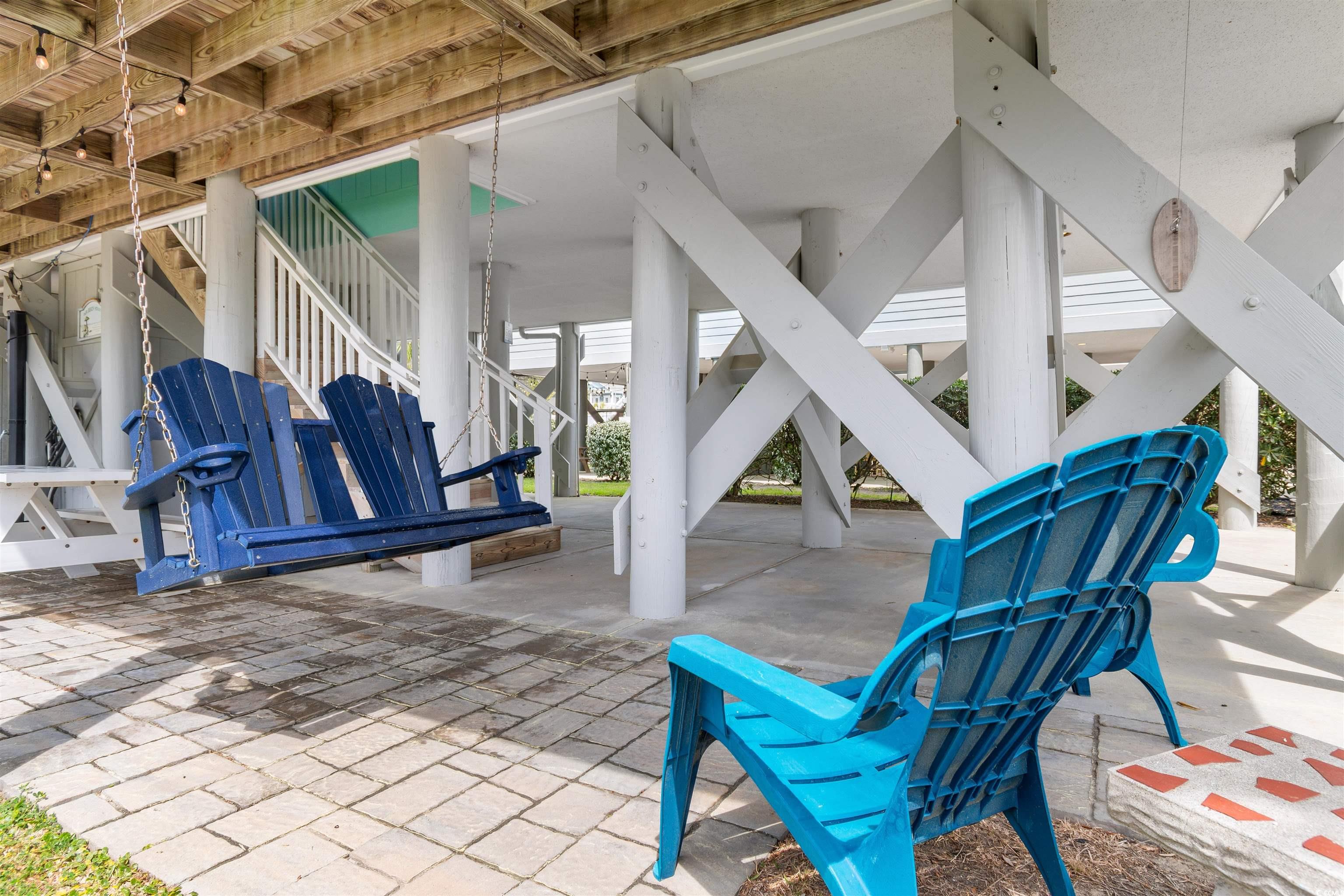 808 North Ocean Boulevard Surfside Beach, SC 29575 - Photo 34 of 39 View of patio / terrace featuring stairway