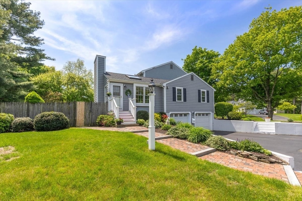 60 Old County Road Hingham, MA 02043 - Photo 32 of 32 a front view of a house with yard and green space