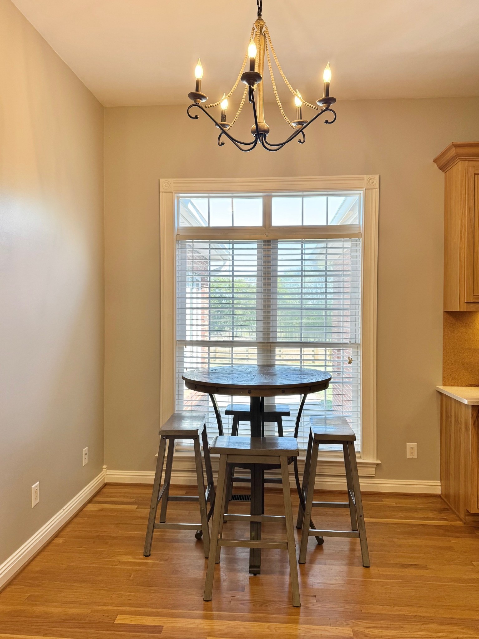 399 Edgar Meeks Road Burns, TN 37029 - Photo 18 of 28 a view of a dining room with furniture window and wooden floor