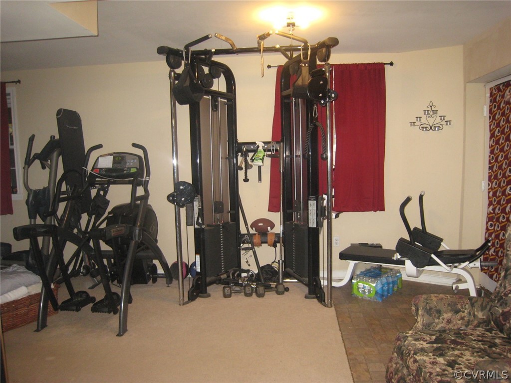 19355 Monroeville Road Ruther Glen, VA 22546 - Photo 44 of 49 other side of rec room game room area lower level,