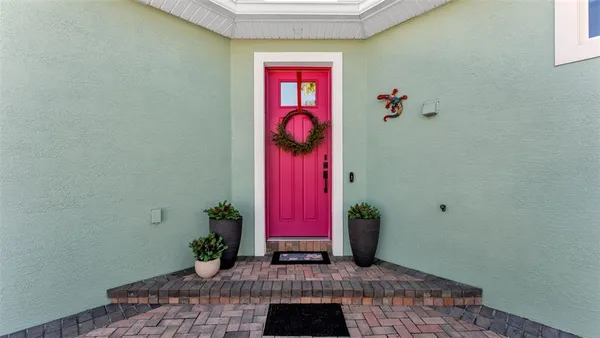 a view of a entryway