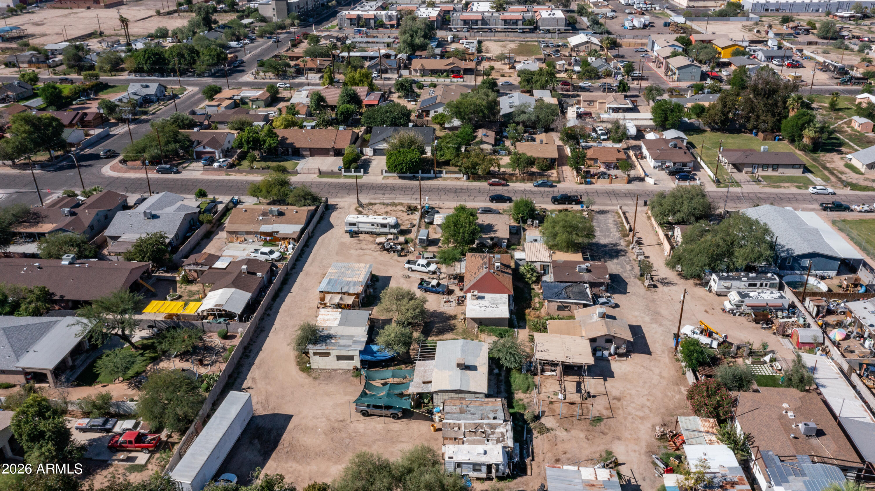 5437 South 4th Street Phoenix, AZ 85040 - Photo 11 of 28 an aerial view of a city