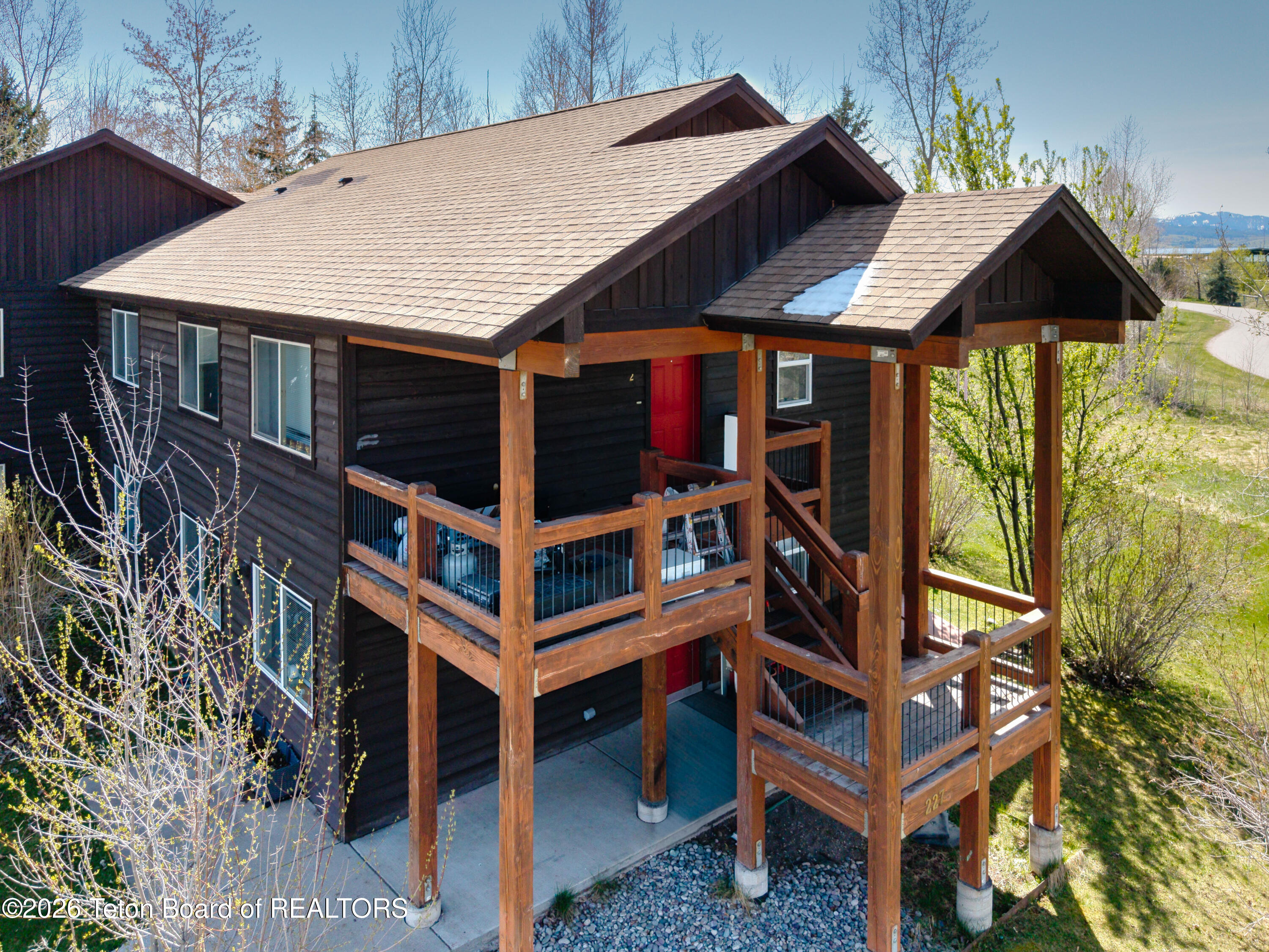 227 Lakewood Road, Unit 2 Victor, ID 83455 - Photo 16 of 21 Covered Balcony