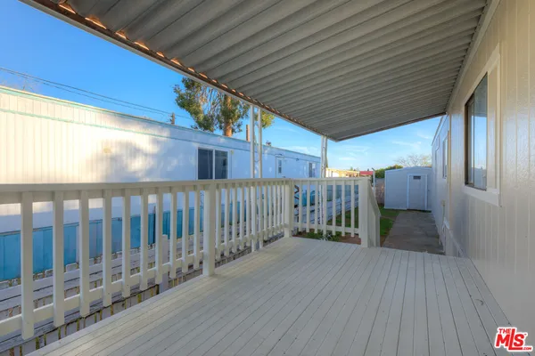 a view of a porch
