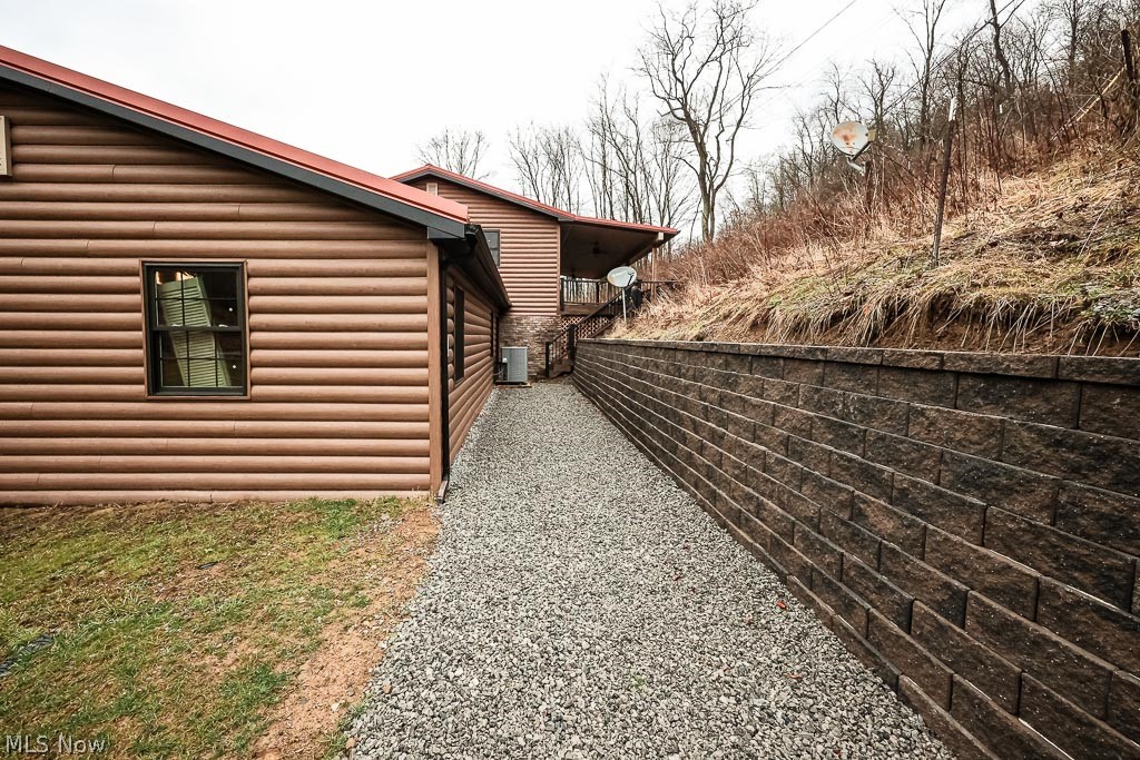 5340 Washington School Road Chester, WV 26034 - Photo 32 of 35 House to Huge back Trex deck. From the right side