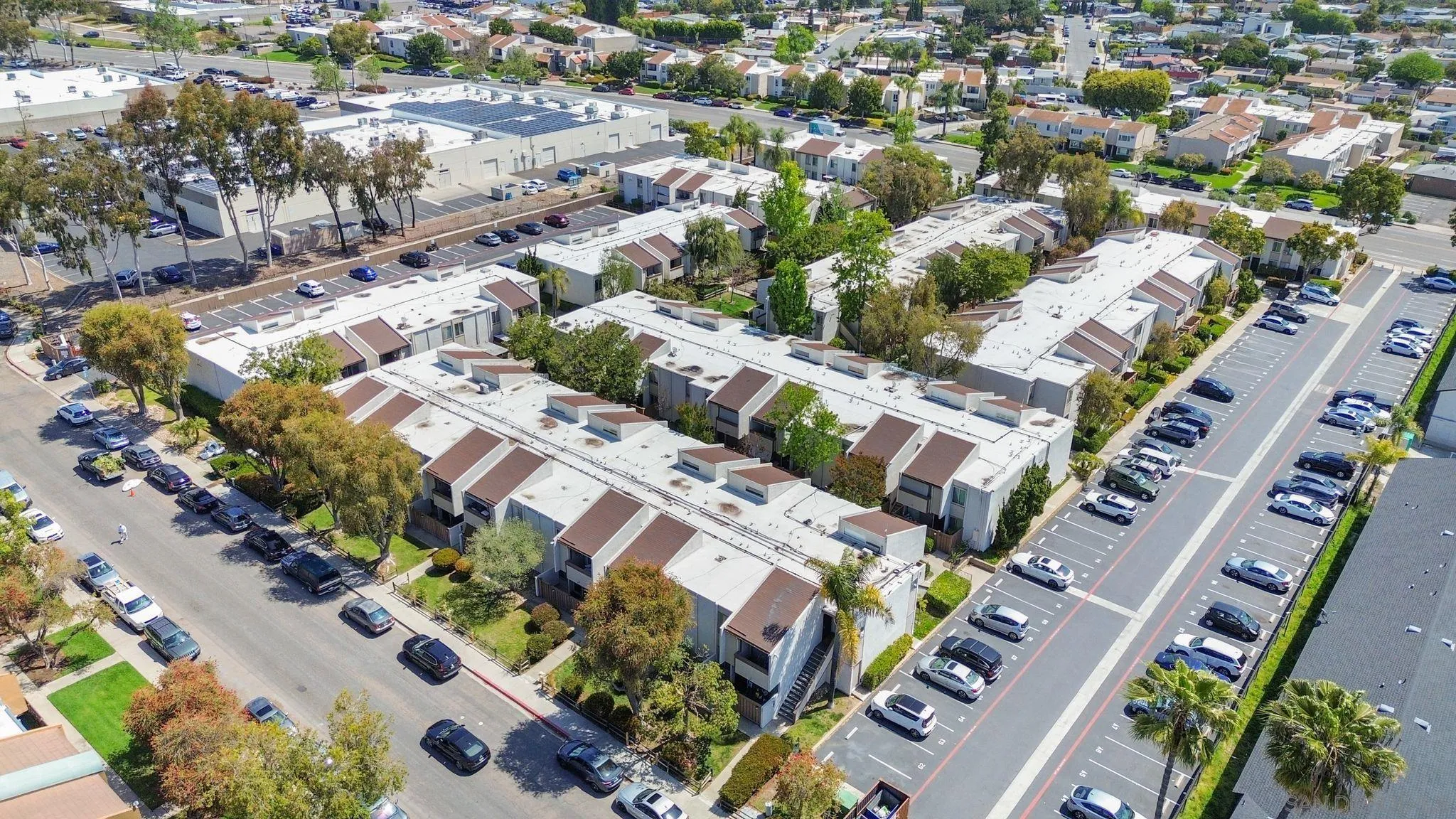 3550 Ruffin Road, Unit 235 San Diego, CA 92123 - Photo 26 of 26 an aerial view of residential houses with outdoor space
