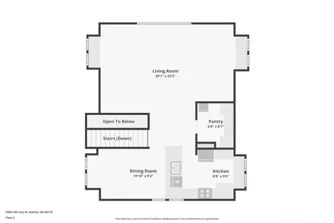 $2,195,000 | 2508 13th Avenue West, Seattle, WA 98119