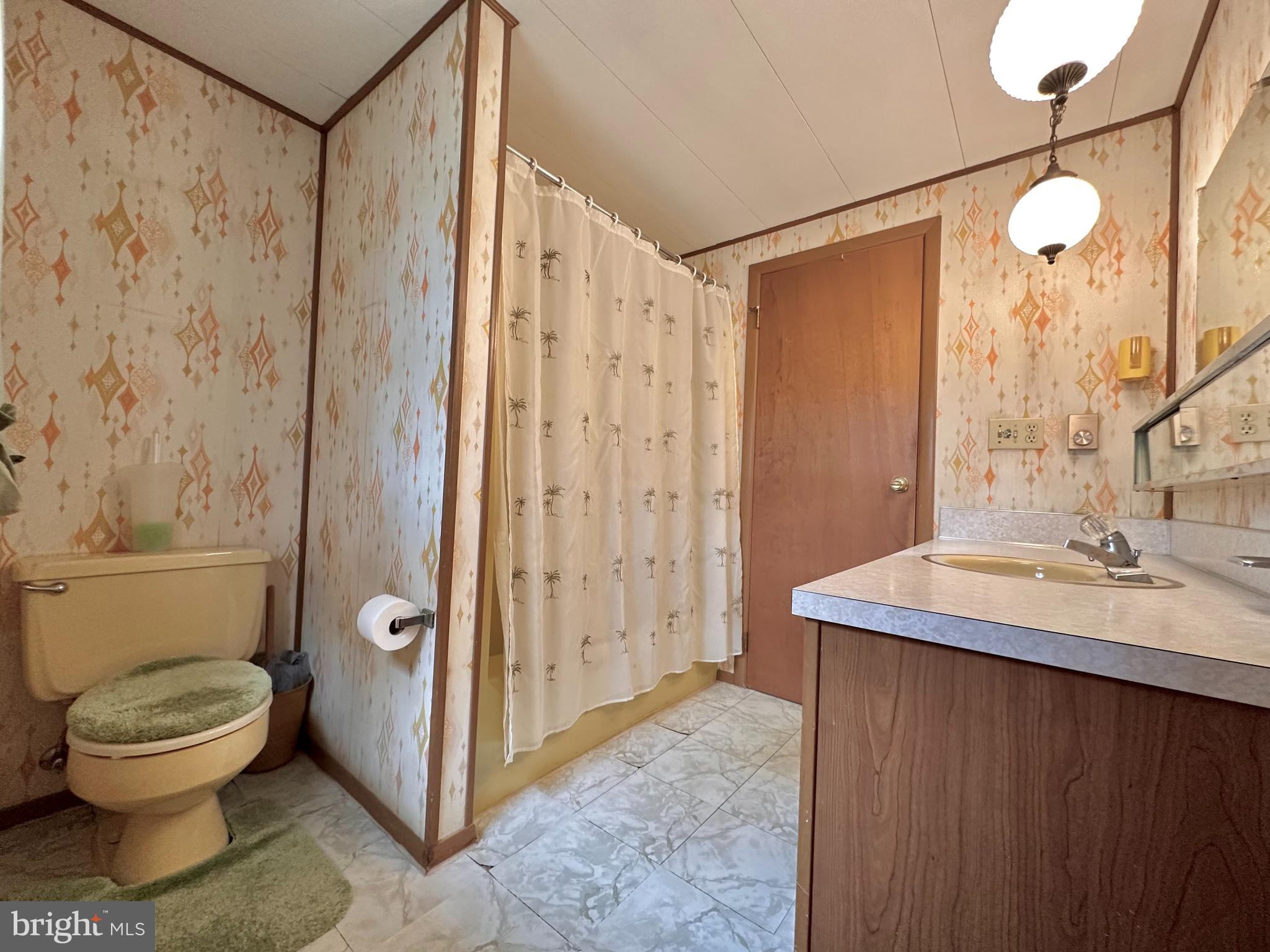 242 Gracey Road Waterfall, PA 16689 - Photo 11 of 40 a bathroom with a sink a toilet and shower