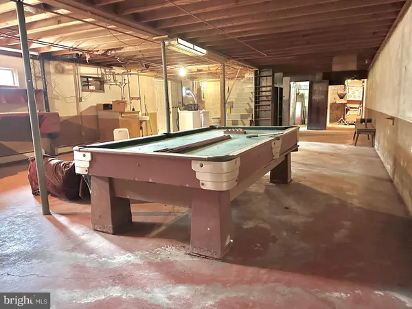 a view of a storage room