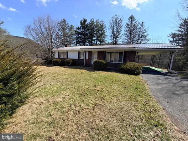 a backyard of a house
