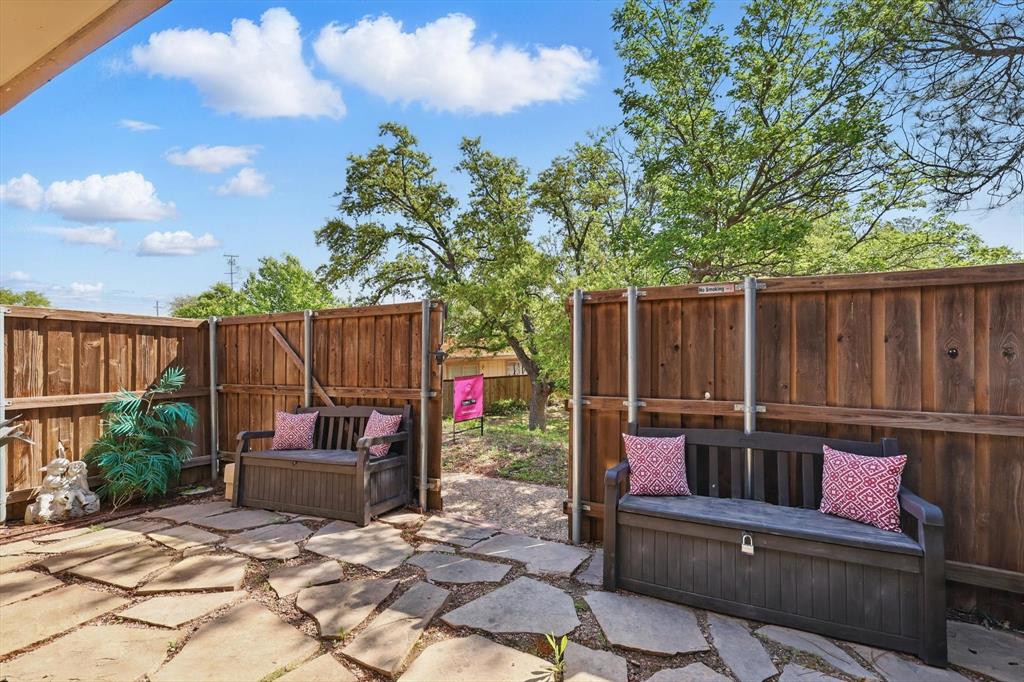 2700 Stonehaven Court Irving, TX 75038 - Photo 37 of 40 a view of backyard with furniture