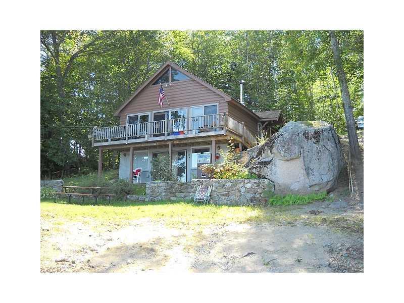 285 Cape Monday Road Harrison, ME 04040 - Photo 7 of 11 Exterior Front. lake side of the...