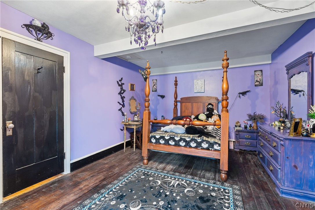 11159 Highway 34 Cato, NY 13033 - Photo 28 of 50 Bedroom no.1. Purple chandelier does not convey.