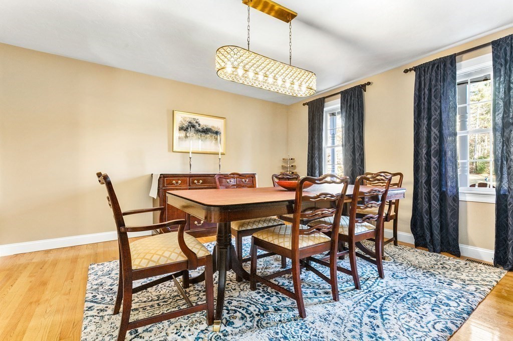 47 Mayflower Lane Rochester, MA 02770 - Photo 21 of 40 a view of a dining room with furniture and window