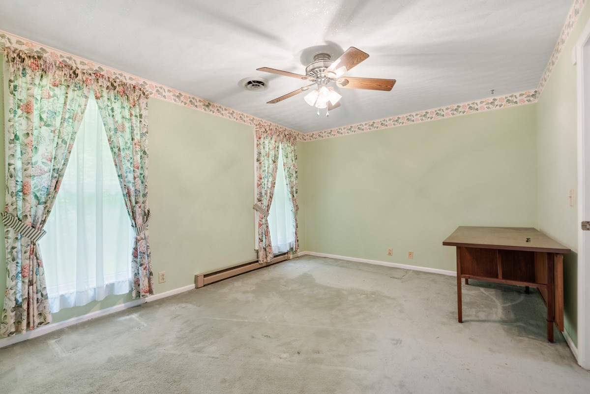 6908 River Rd Pike Nashville, TN 37209 - Photo 25 of 47 a view of workspace with window and ceiling fan