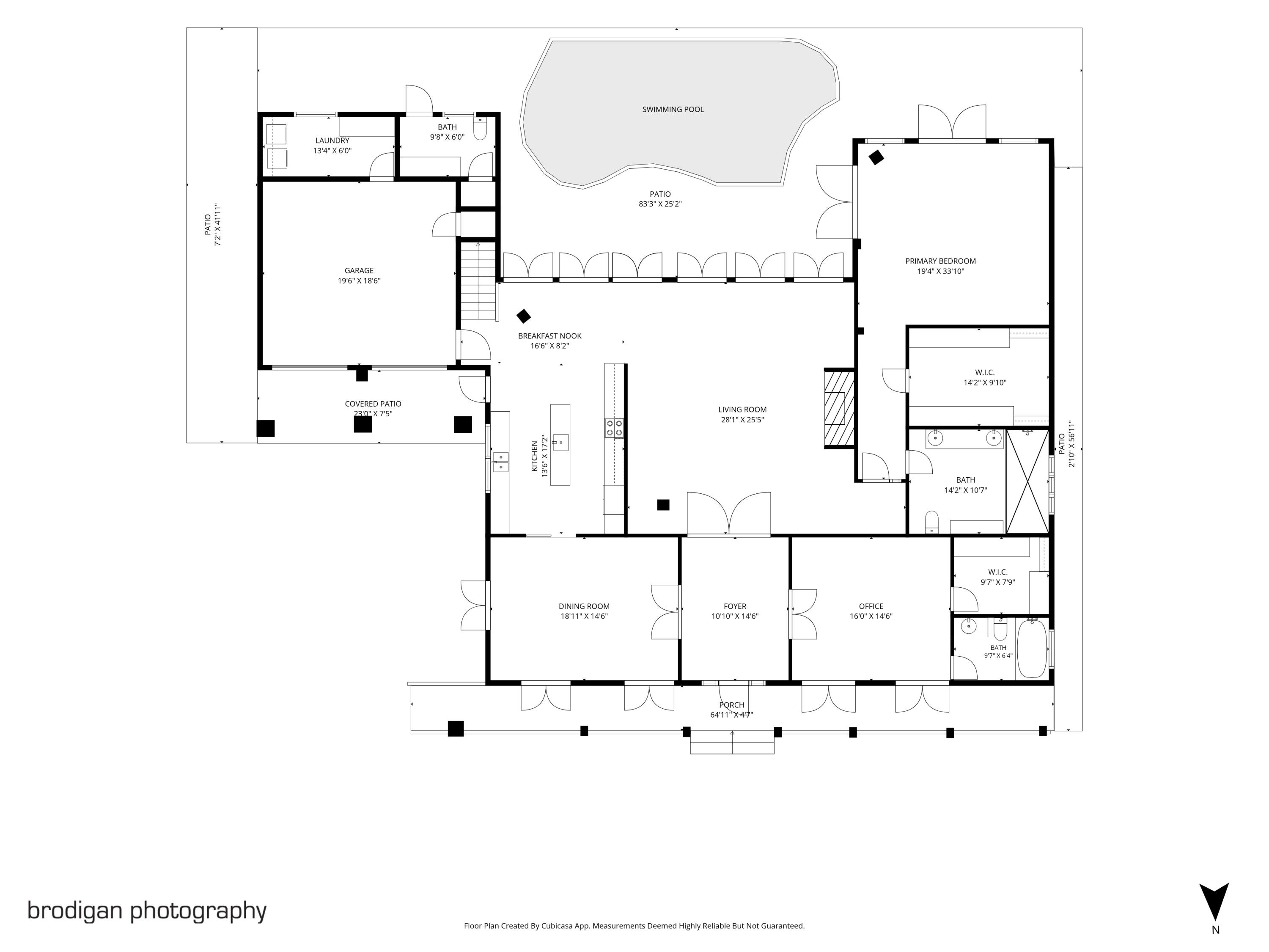 222 Monterey Road Palm Beach, FL 33480 - Photo 57 of 58 Floor Plan 1st Floor