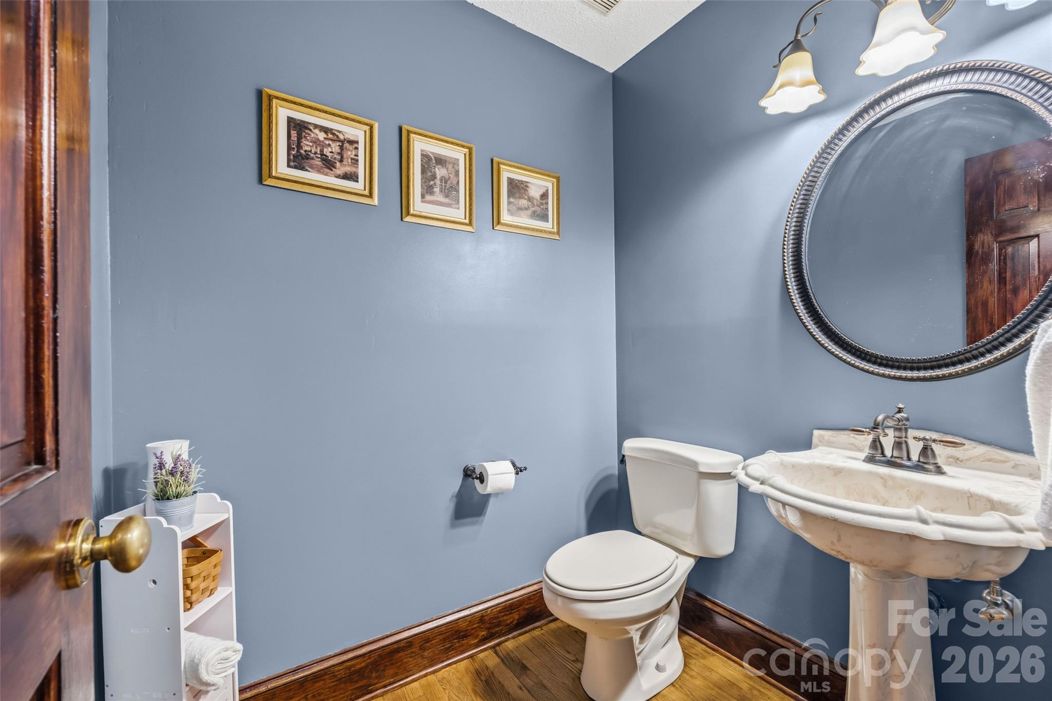 1596 Old Tara Lane Fort Mill, SC 29708 - Photo 17 of 47 a bathroom with a toilet a sink and a mirror