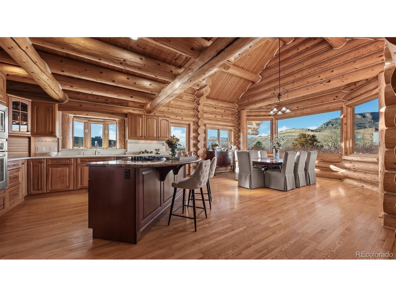 3875 F F 3/4 Road Palisade, CO 81526 - Photo 17 of 45 a living room with lots of furniture and kitchen