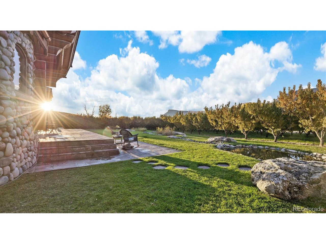 3875 F F 3/4 Road Palisade, CO 81526 - Photo 10 of 45 a view of a golf course with a lake
