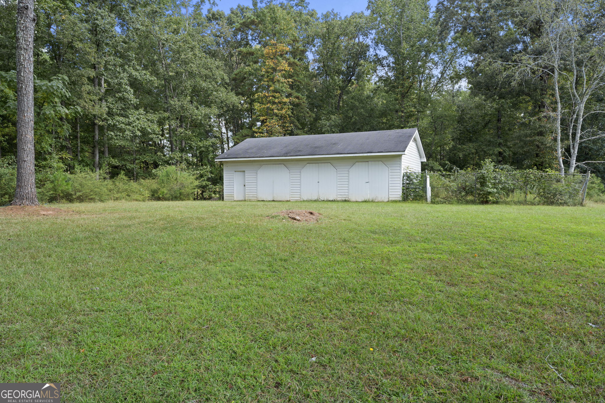 1080 Conyers Road McDonough, GA 30252 - Photo 50 of 55 a view of a backyard with large trees