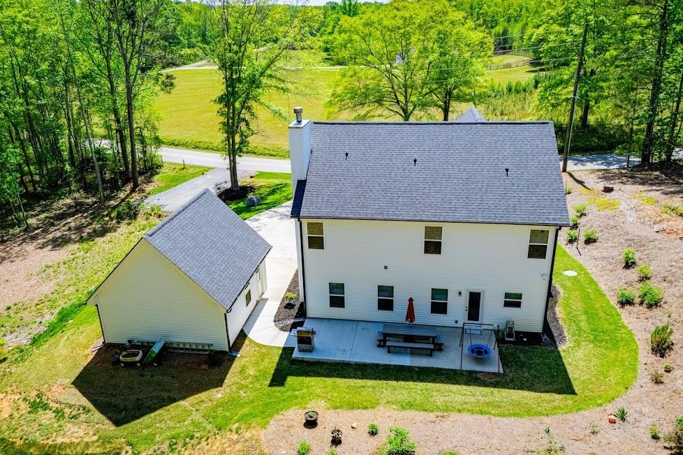 1851 McGarity Road Temple, GA 30179 - Photo 80 of 94 an aerial view of a house with a swimming pool