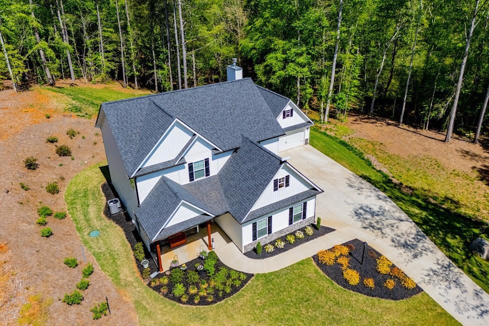 1851 McGarity Road Temple, GA 30179 - Photo 90 of 94 an aerial view of a house with swimming pool and big yard