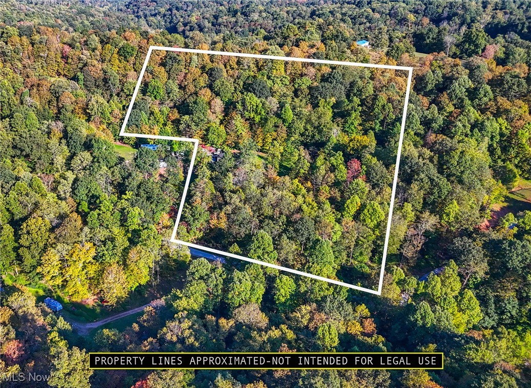 1788 Rosenbush Road Newport, OH 45768 - Photo 10 of 34 Aerial view of property and surrounding area featuring property boundaries highlighted