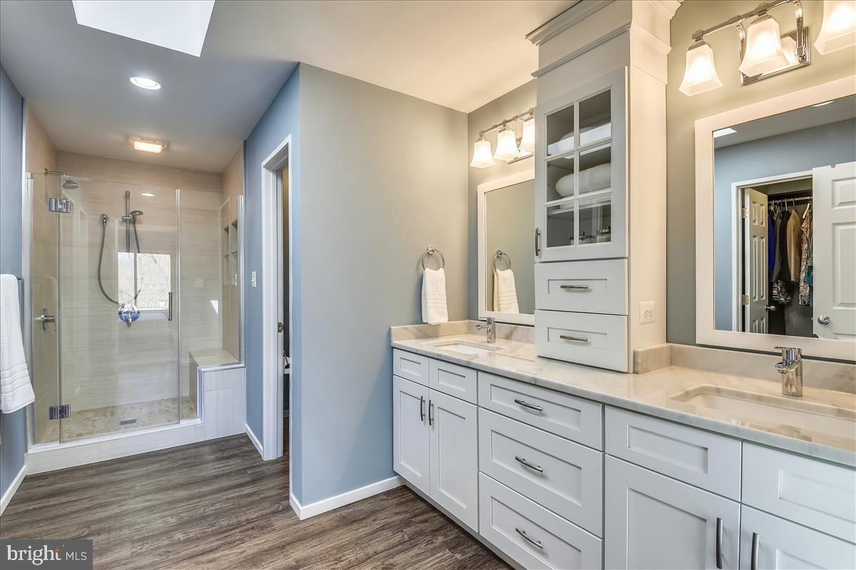 2021 Turtle Pond Drive Reston, VA 20191 - Photo 25 of 57 Fully remodeled master bathroom w/ dbl sinks