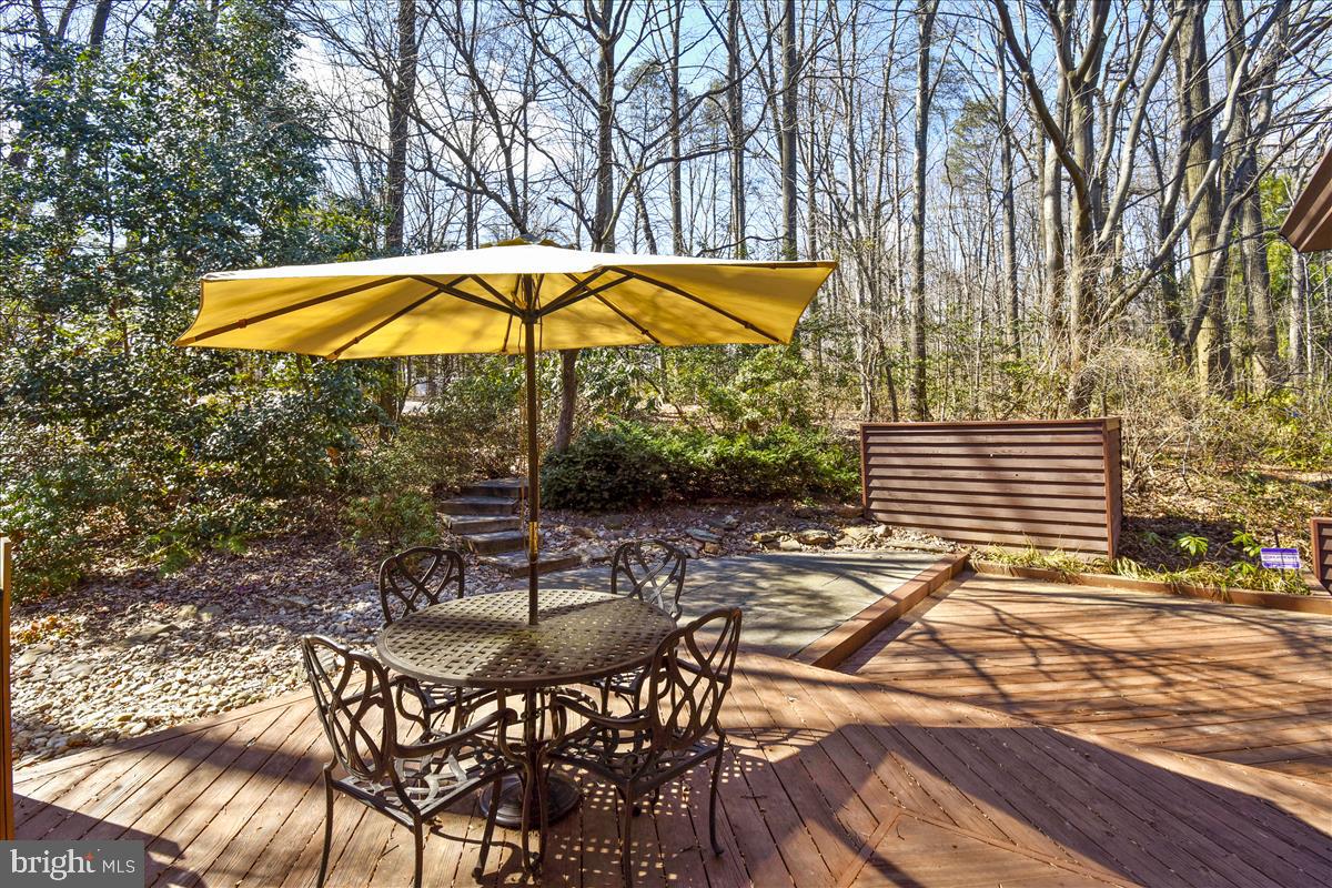 2021 Turtle Pond Drive Reston, VA 20191 - Photo 36 of 57 Lovely private deck and slate patio