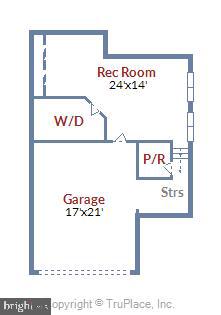 2021 Turtle Pond Drive Reston, VA 20191 - Photo 42 of 57 Lower level floorplan