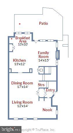 2021 Turtle Pond Drive Reston, VA 20191 - Photo 43 of 57 Main level floorplan