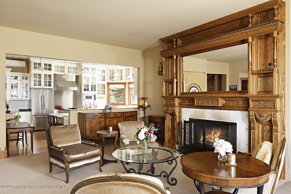 880 Buck Point Road Carbondale, CO 81623 - Photo 5 of 40 a living room with fireplace furniture and a fireplace