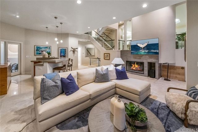 a view of a house with palm tree