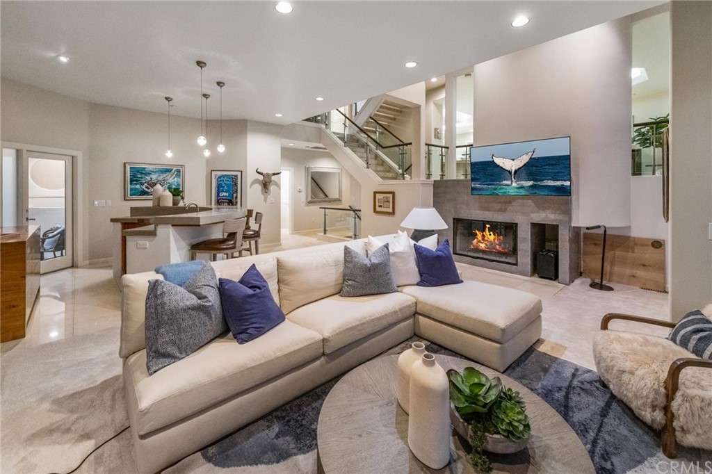 31597 Table Rock Drive Laguna Beach, CA 92651 - Photo 14 of 75 a living room with furniture and a fireplace