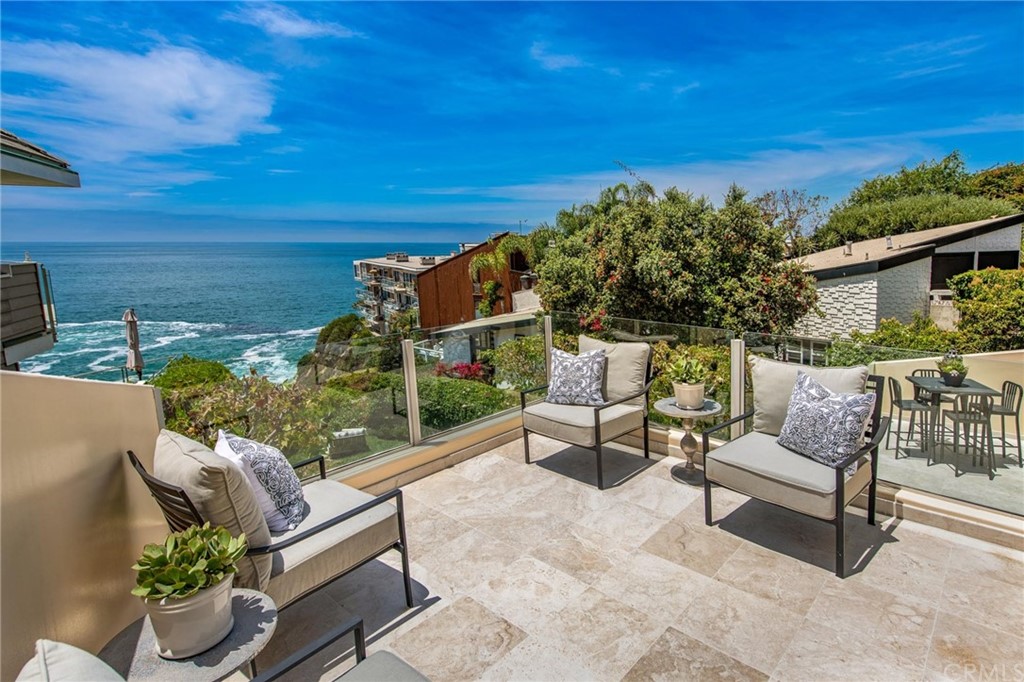 31597 Table Rock Drive Laguna Beach, CA 92651 - Photo 49 of 75 a outdoor living space with furniture and city view