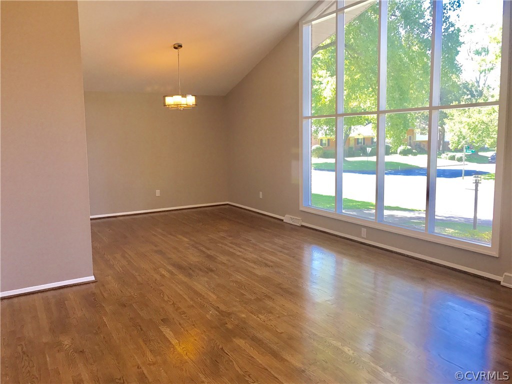 1768 Altman Road Henrico, VA 23228 - Photo 8 of 47 Living room and dining room with stunning floor to