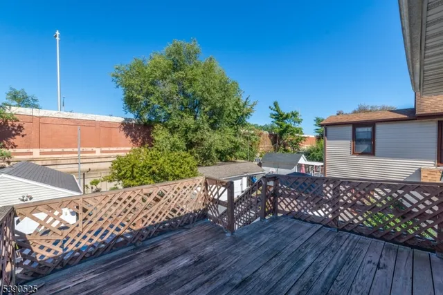 a view of a house with a balcony
