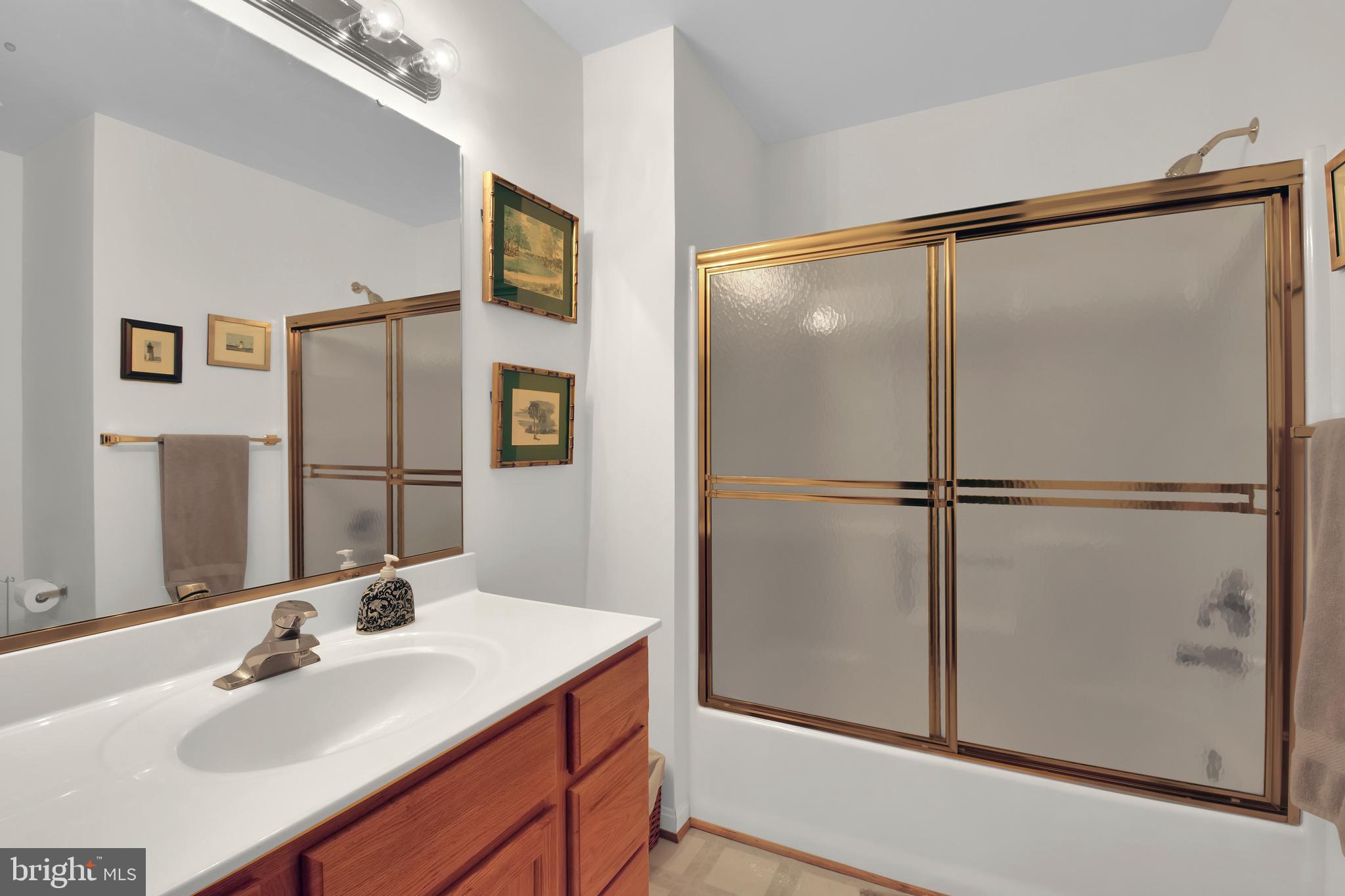 5534 Nutwell Sudley Road Deale, MD 20751 - Photo 27 of 51 a bathroom with a sink and mirror