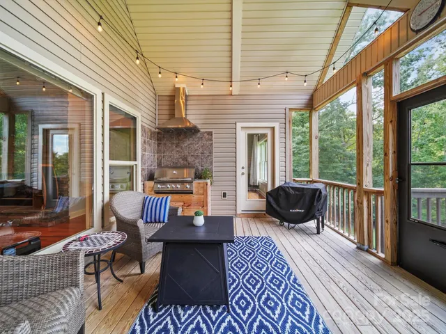 a outdoor space with furniture