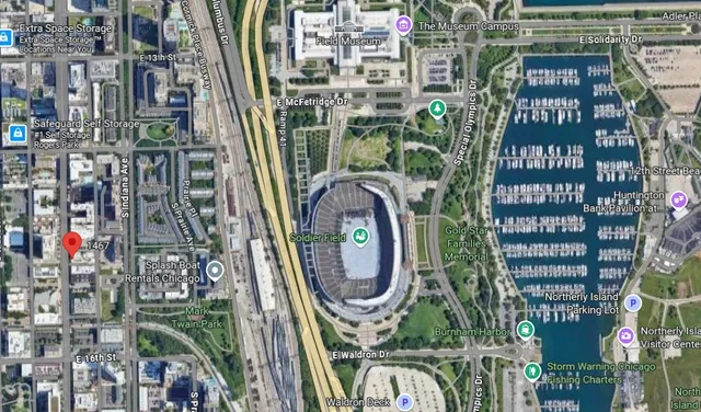 a bird view of a multi story building