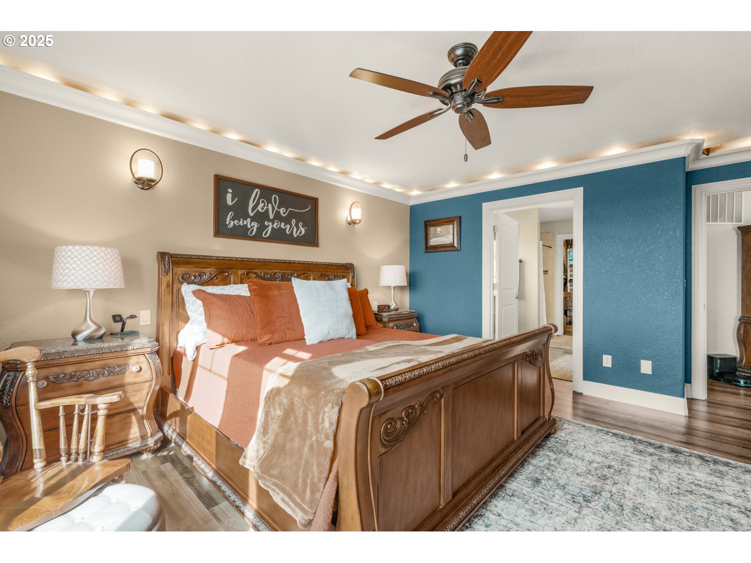 3561 Z Street Washougal, WA 98671 - Photo 26 of 41 a bedroom with a bed and painting on the wall